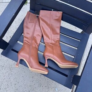 Elegant Brown Knee-High Boots